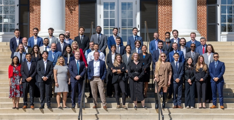 Group photo of the UVA MSBA Class of 2026