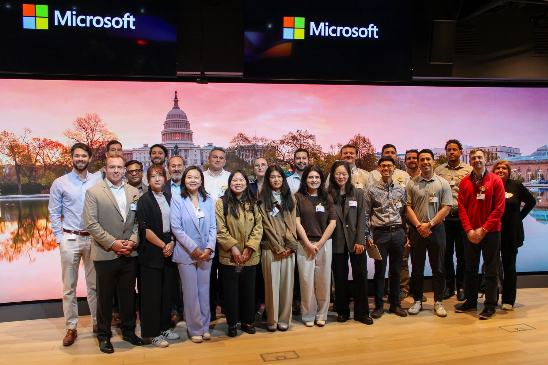 MSBA students at Microsoft